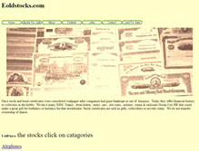 Tablet Screenshot of eoldstocks.com